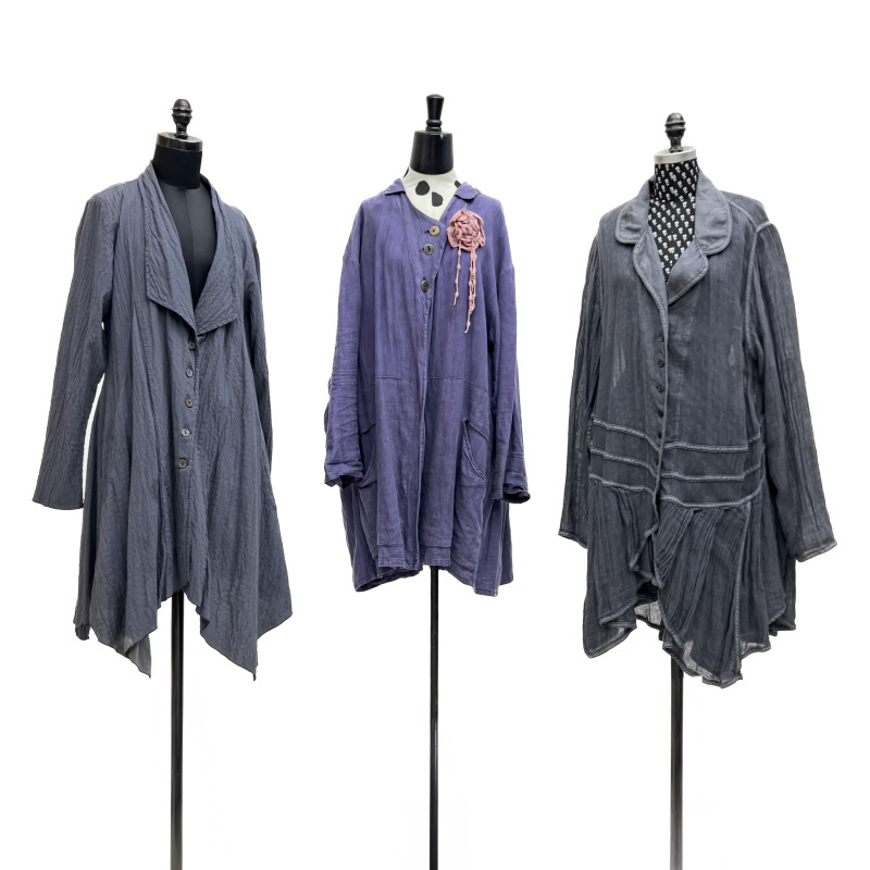Cynthia Ashby - Jacket and Oversized Shirts, Group of 3