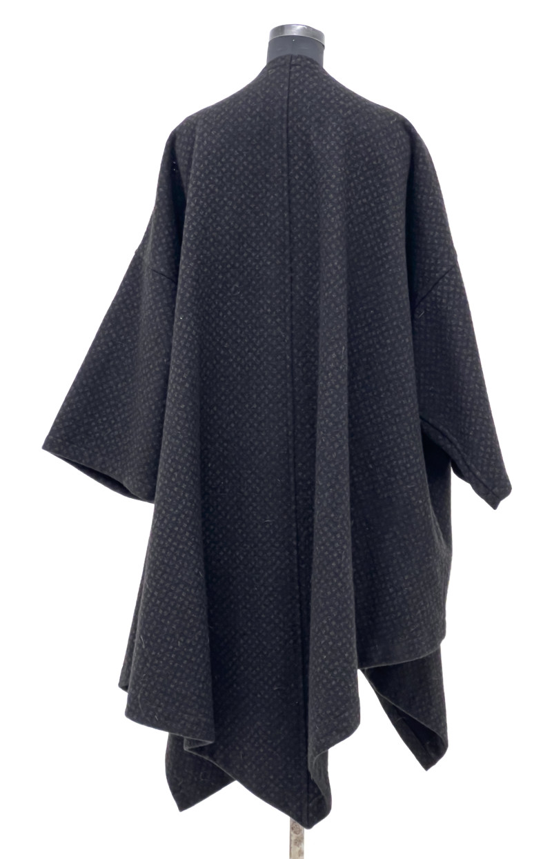 Comme des Garçons - Draped Black Wool Coat