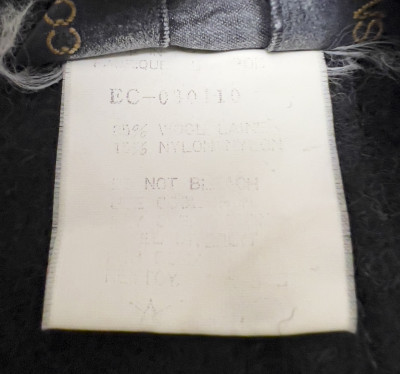 Comme des Garçons - Draped Black Wool Coat