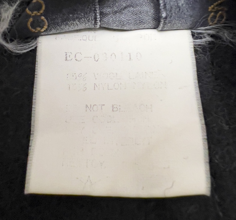 Comme des Garçons - Draped Black Wool Coat