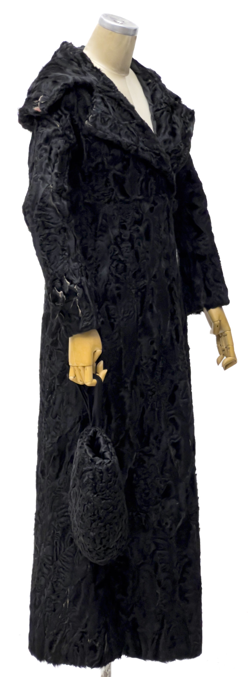 Black Fur Coats, Group of 3