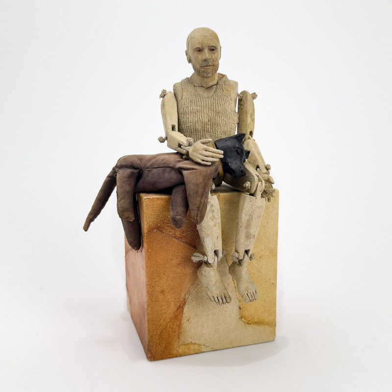 Melissa Zink - Untitled (Man with Dog)