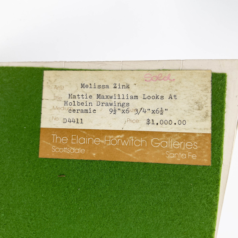 Melissa Zink - Hattie Maxwilliam Looks at Holbein Drawing