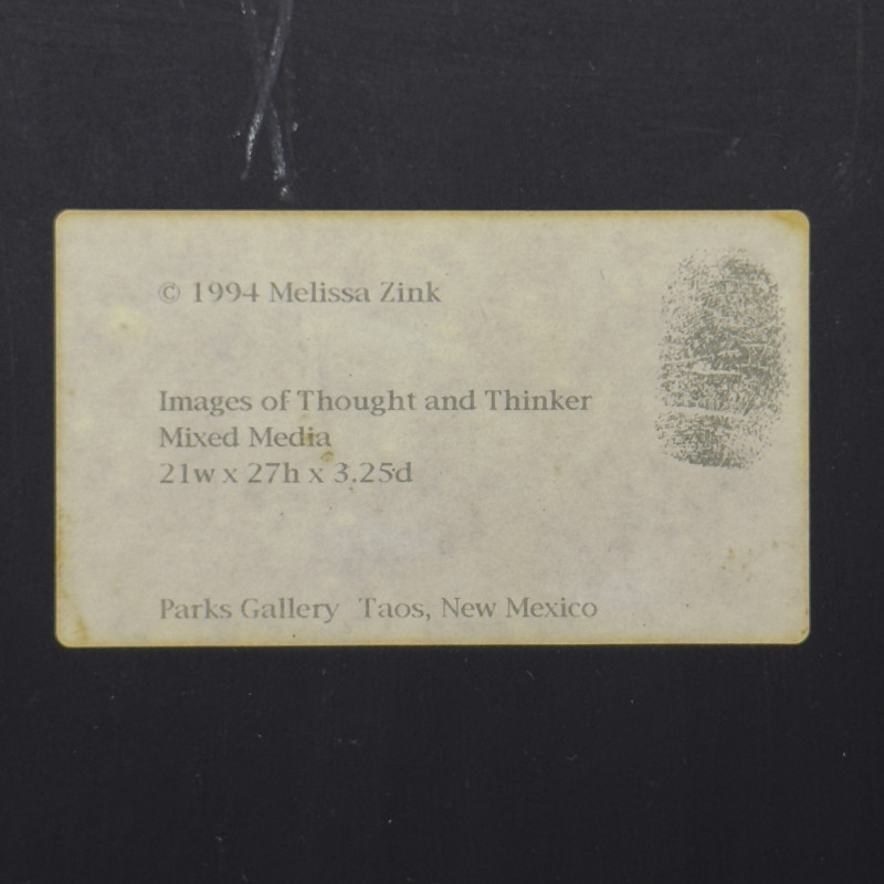 Melissa Zink - Images of Thought and Thinker