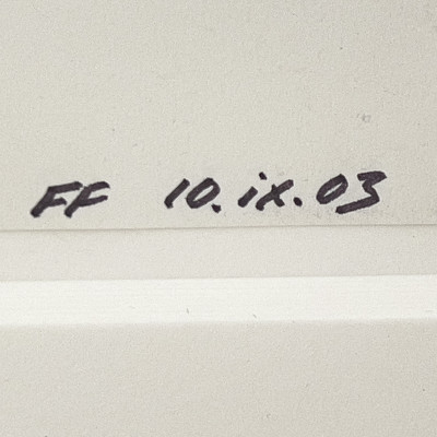 Frederick Fisher - Double Sided Architectural Drawing