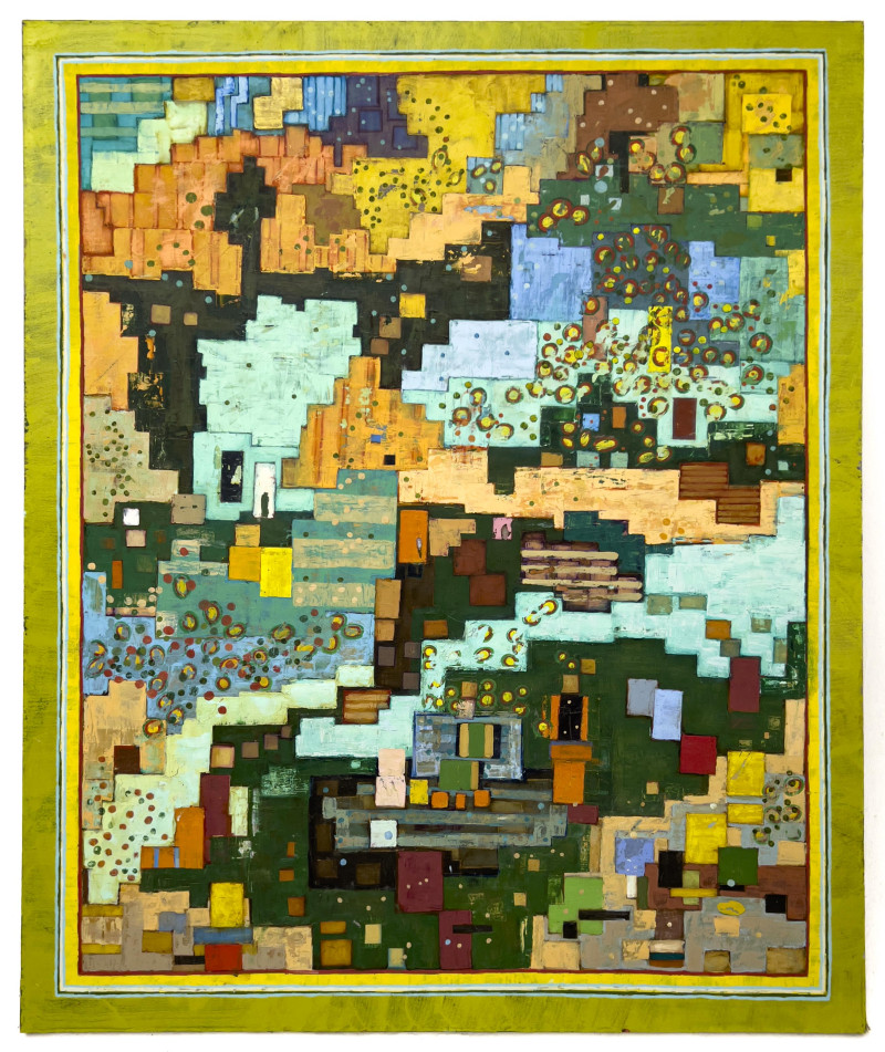 Janet Cooling - Untitled (Yellow Abstract)