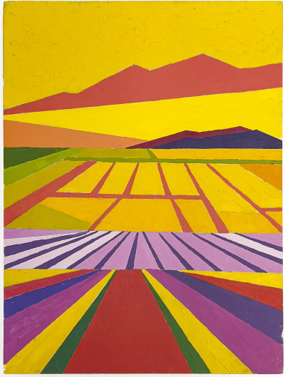 Image for Lot Janet Cooling - Untitled (Landscape in Yellow)