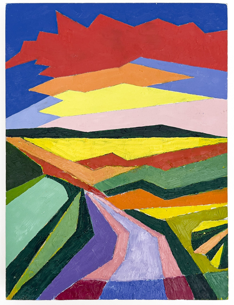 Janet Cooling - Untitled (Landscape in Blue)