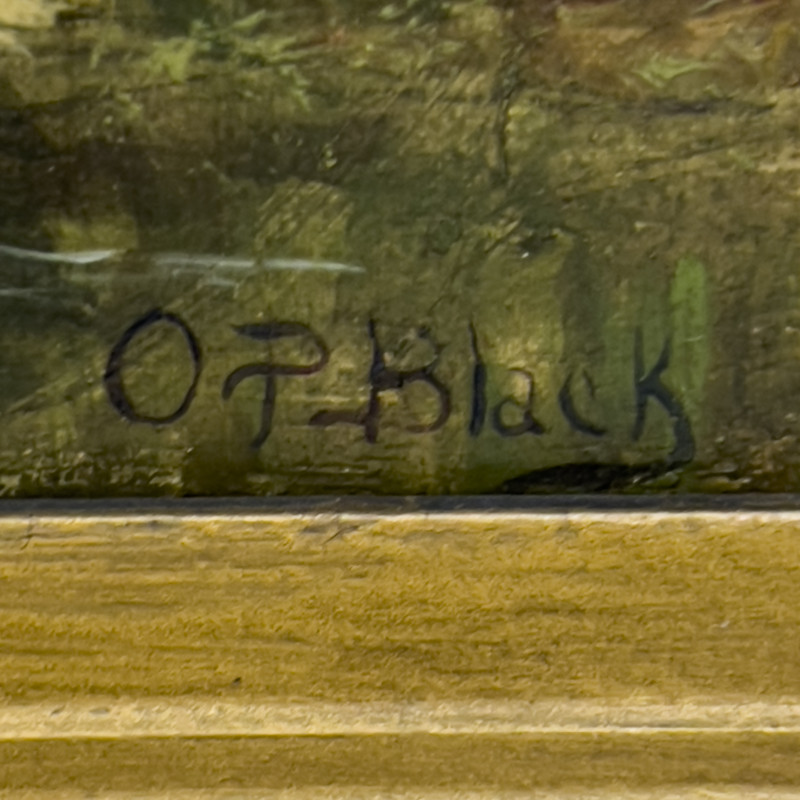 Olive Parker Black - Untitled (Wooded Stream)