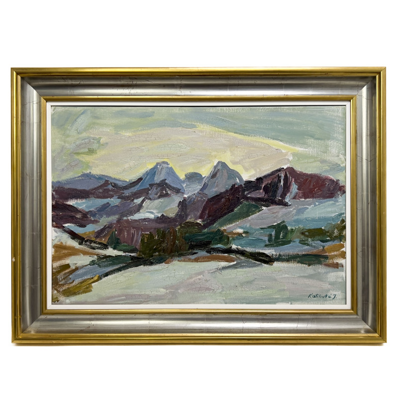 Juzefa Katiliūtė - Untitled (Mountain Scene)