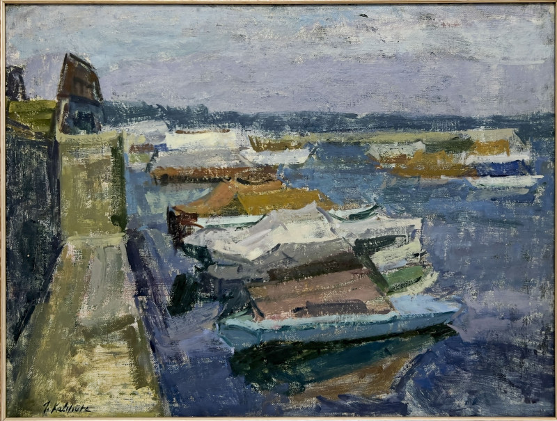 Juzefa Katiliūtė - Untitled (Harbor Scene)