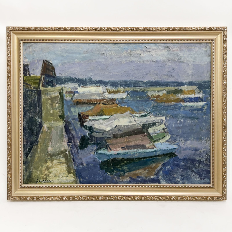 Juzefa Katiliūtė - Untitled (Harbor Scene)