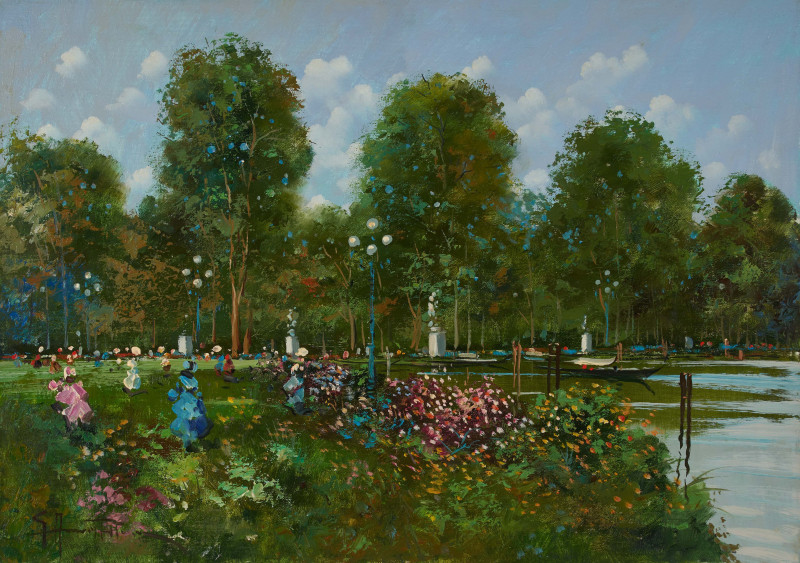 Unknown Artist - Untitled (park view)