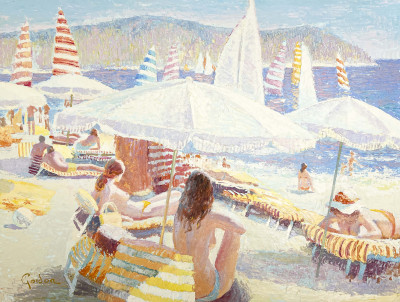Image for Lot H. Gordon Wang - St. Tropez on the Beach