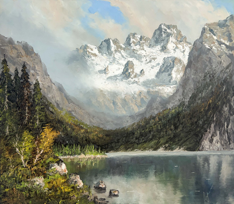 Herbert August Uerpmann - Mountain Lake