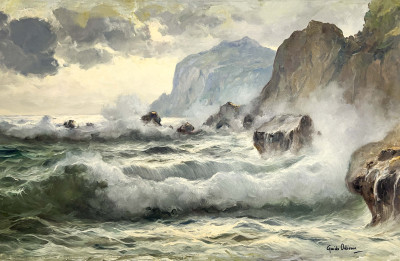 Image for Lot Guido Odierna - Capri Seascape