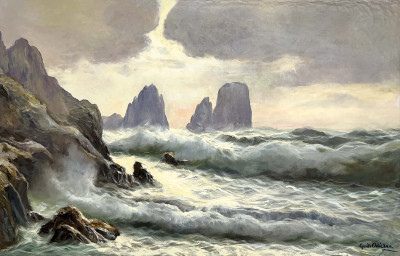 Image for Lot Guido Odierna - Faraglioni Of Capri
