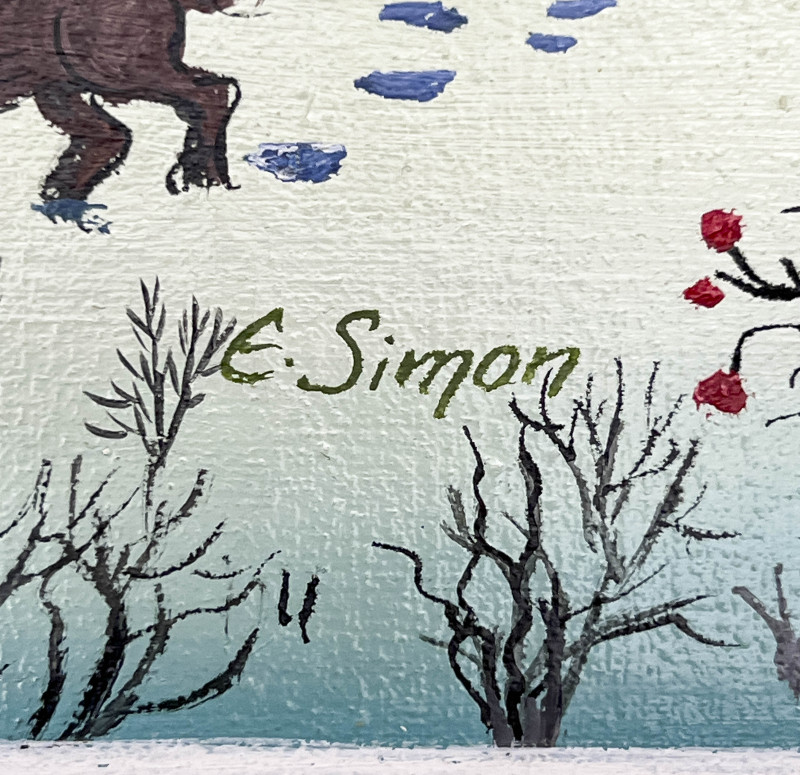 Edith Simon - Untitled (Winter Carriage Ride)