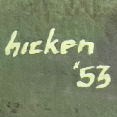 Philip Burnham Hicken - Untitled (Cityscape)