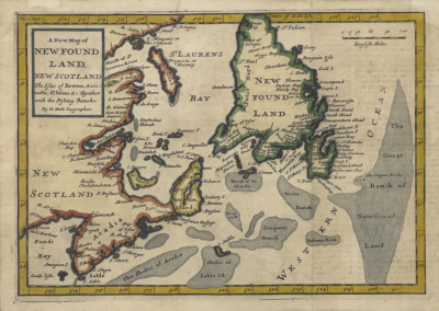 Image for Lot A New Map of Newfoundland and New Scotland