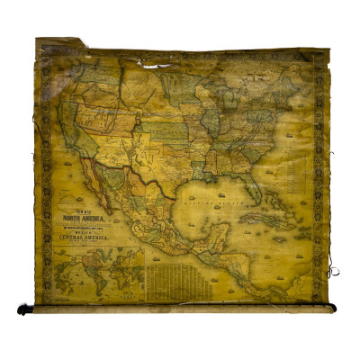 Image for Lot 1854 Map of North America
