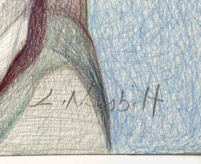 Lowell Nesbitt - Untitled (Male Nude)