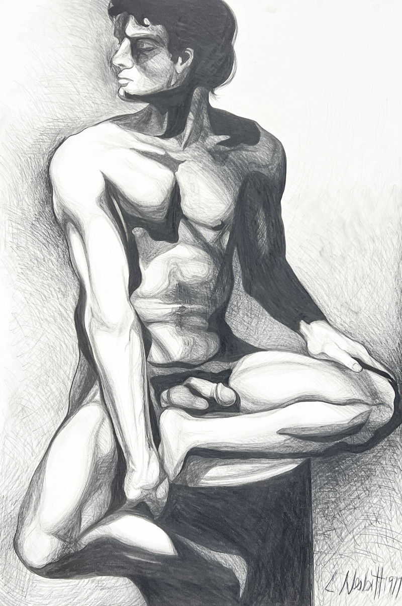 Lowell Nesbitt - Untitled (Nude)