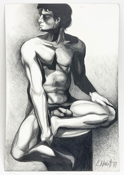 Lowell Nesbitt - Untitled (Nude)