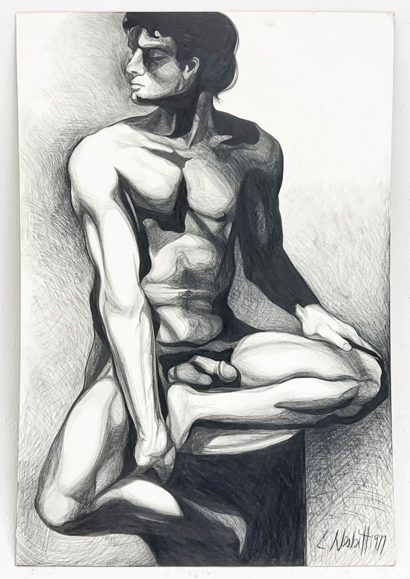 Lowell Nesbitt - Untitled (Nude)