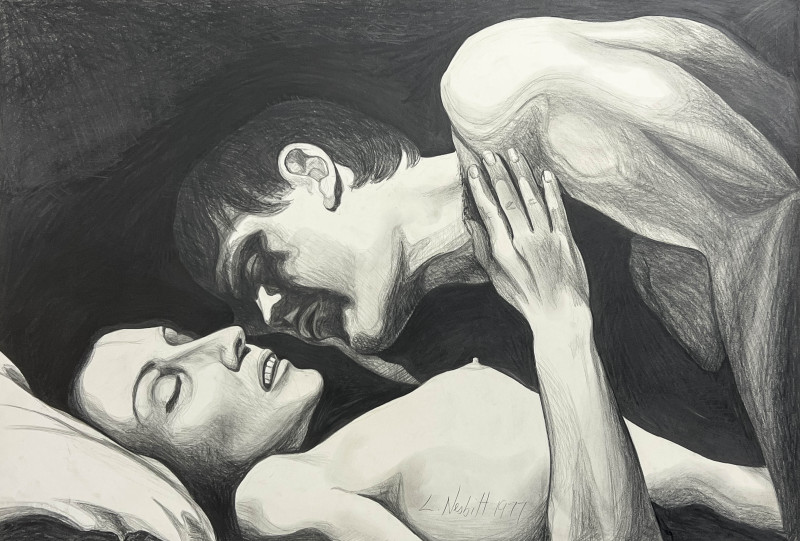 Lowell Nesbitt - Untitled (Couple)