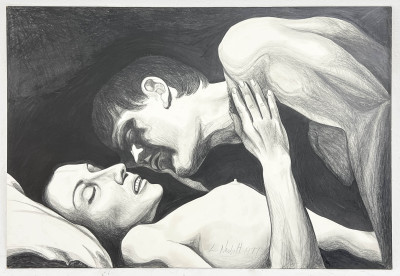 Lowell Nesbitt - Untitled (Couple)