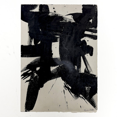 Image for Lot AbEx Composition bears signature Franz Kline