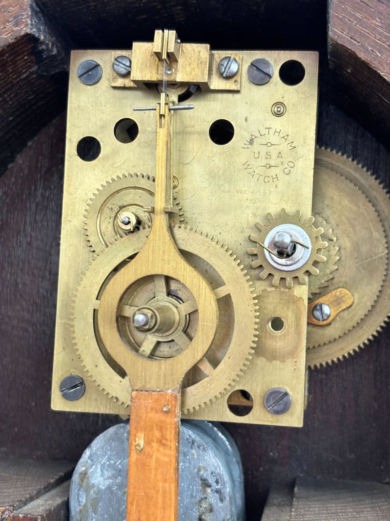 Banjo Clock with Reverse Glass Painted Case