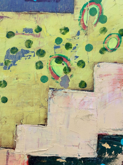 Janet Cooling - Untitled (Yellow Abstract)