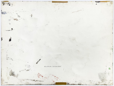 Michael Loew - Untitled (Abstract Composition in Black, Blue, and Green)