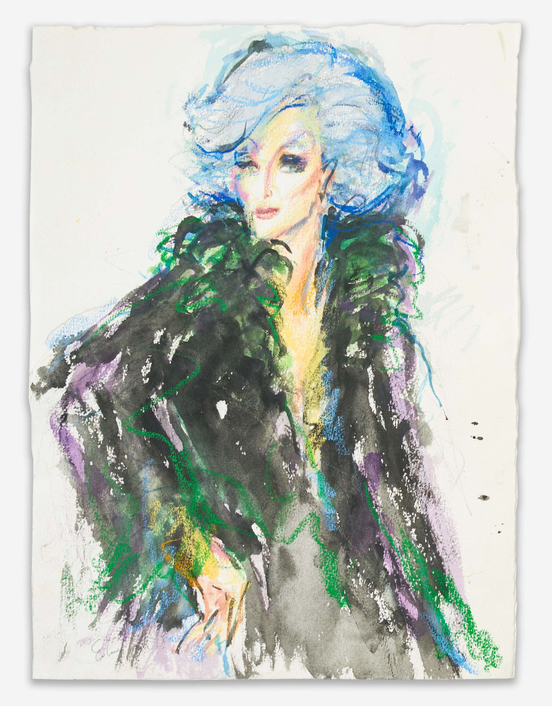 Joe Eula - Watercolor Portrait and Illustration, 2 Works