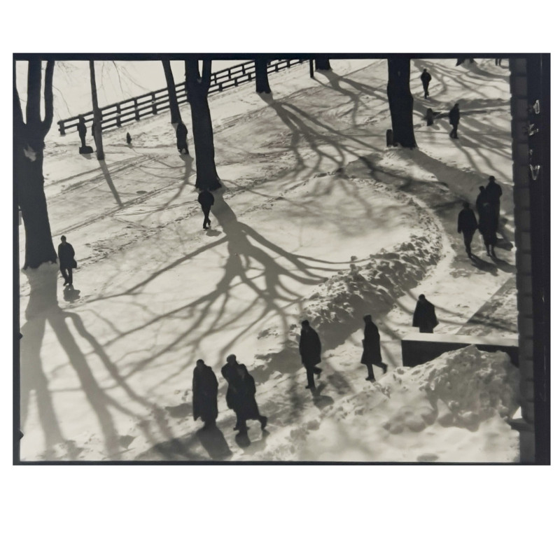 Ralph Steiner - People in Snow