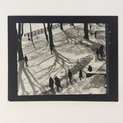 Ralph Steiner - People in Snow