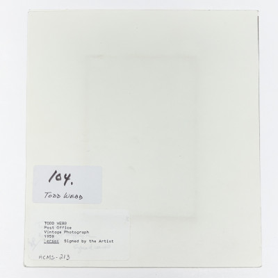 Todd Webb - Abiquiú, NM (Post Office)