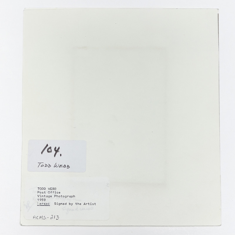 Todd Webb - Abiquiú, NM (Post Office)