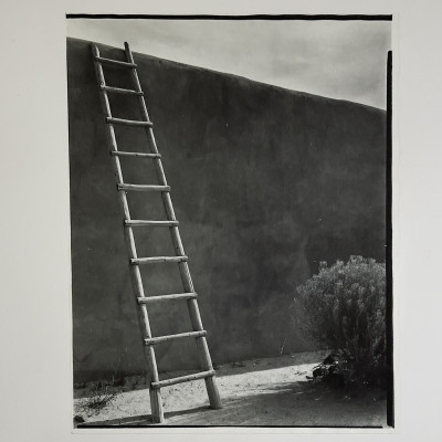 Image for Lot Todd Webb - Adobe Wall and Ladder, O'Keeffe's House, Abiquiú, NM