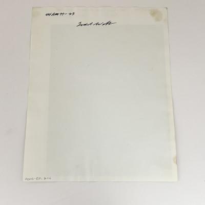 Todd Webb - At Georgia O&apos;Keeffe&apos;s Abiquiú House (Tree Stump)