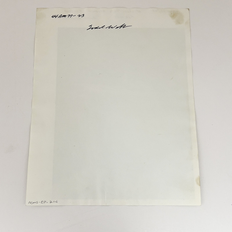 Todd Webb - At Georgia O&apos;Keeffe&apos;s Abiquiú House (Tree Stump)