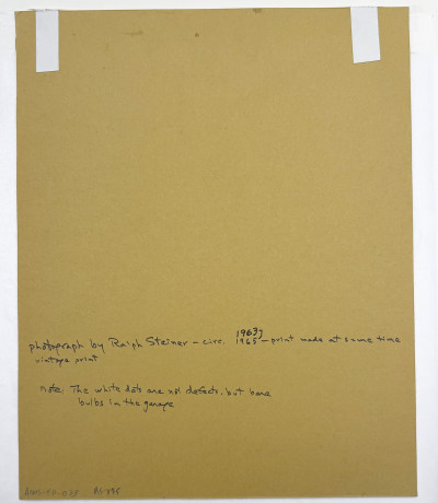 Ralph Steiner - Park Avenue Garage