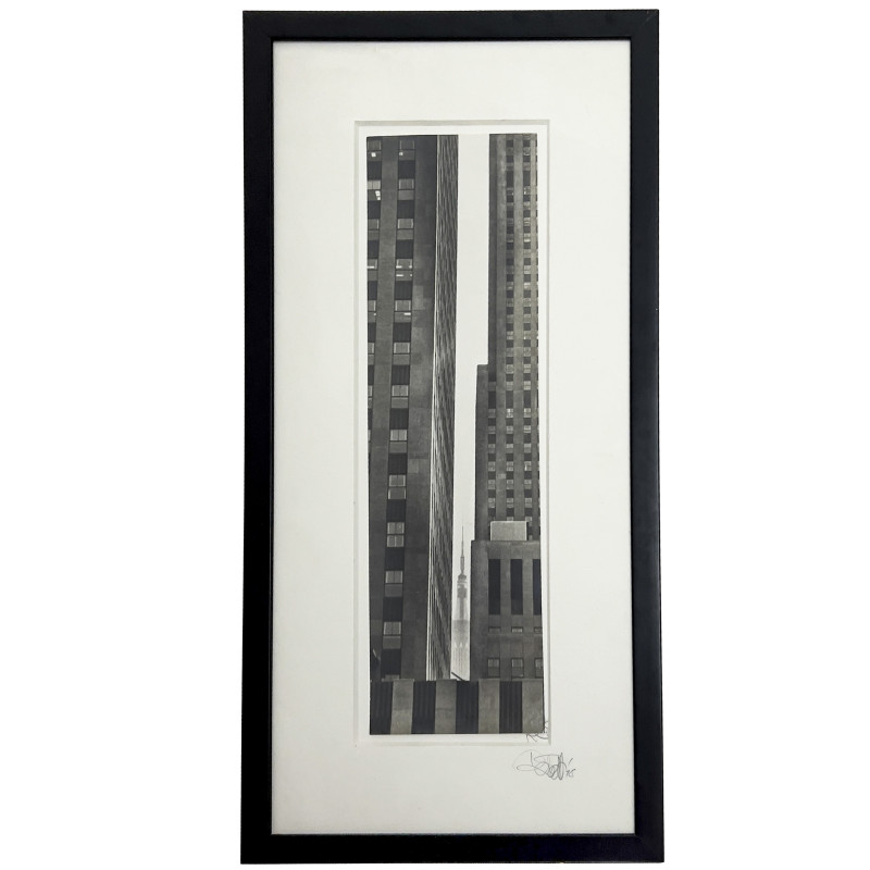 Roy Schatt - Portrait of the Empire State Building