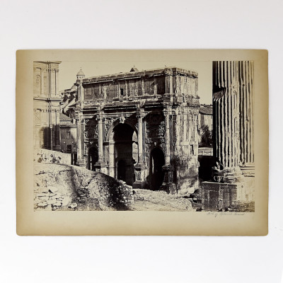 Adriano De Bonis (Attributed) - Arch of Septimius Severus