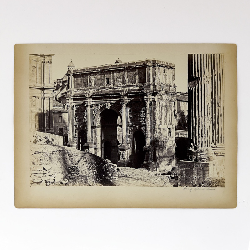 Adriano De Bonis (Attributed) - Arch of Septimius Severus