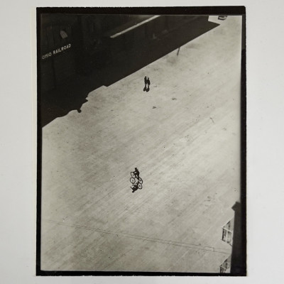 Image for Lot Ralph Steiner - Boy on a Bike Below the Brooklyn Bridge