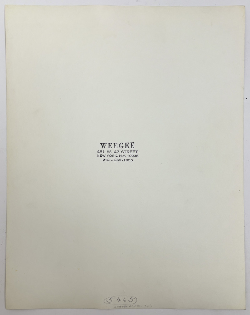 Weegee (Arthur Fellig) - Automobile Accident Victim