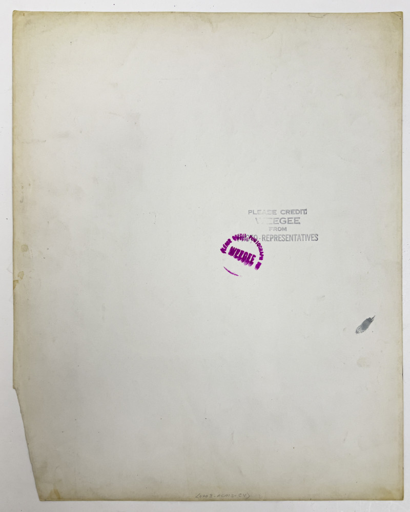 Weegee (Arthur Fellig) - Hitler Hung in Effigy, New York